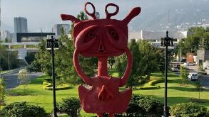 Niña Cangrejo, escultura en San Pedro Garza García