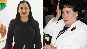 Sandra Cueva y Carmen Salinas se hicieron amigas cuando ambas coincidieron en la Cámara de Diputados.