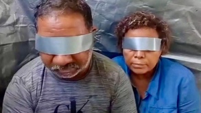 La pareja reveló en la grabación que no les han hecho daño, sin embargo, advirtió que no se puede colaborar con otros grupos de Veracruz desde prisión.