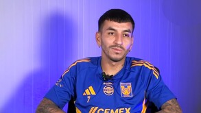 Ángel Correa le otorgó una entrevista al reportero Roberto Flores de Canal 6 Deportes.