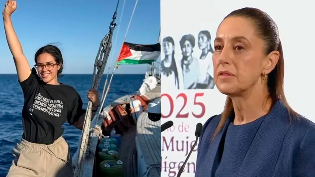 Claudia Sheinbaum exigió la repatriación inmediata de los seis mexicanos detenidos por el ejército israelí en la Flotilla Global Sumud rumbo a Gaza.