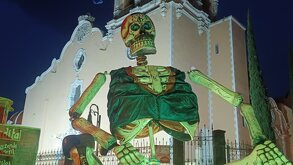 catrina monumental en el municipio de atlixco