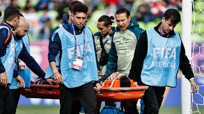 Mateo Levy estaba disputando su primer partido su primer partido mundialista luego de no haber visto actividad contra Brasil y España.