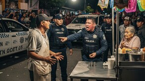 Policías no pagan tacos en Tonalá