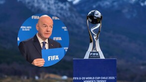 Gianni Infantino, presidente de la FIFA a punto de anunciar oficialmente la sede el Mundial Sub-20 del 2027.