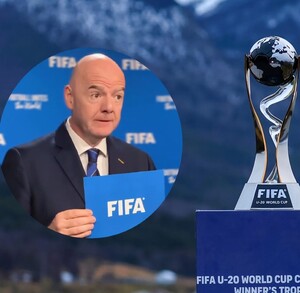 Gianni Infantino, presidente de la FIFA a punto de anunciar oficialmente la sede el Mundial Sub-20 del 2027.