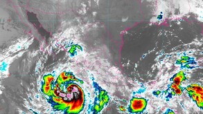 Autoridades de Puerto Vallarta refuerzan medidas preventivas y vigilan posibles afectaciones en costas jaliscienses por el huracán Priscila.