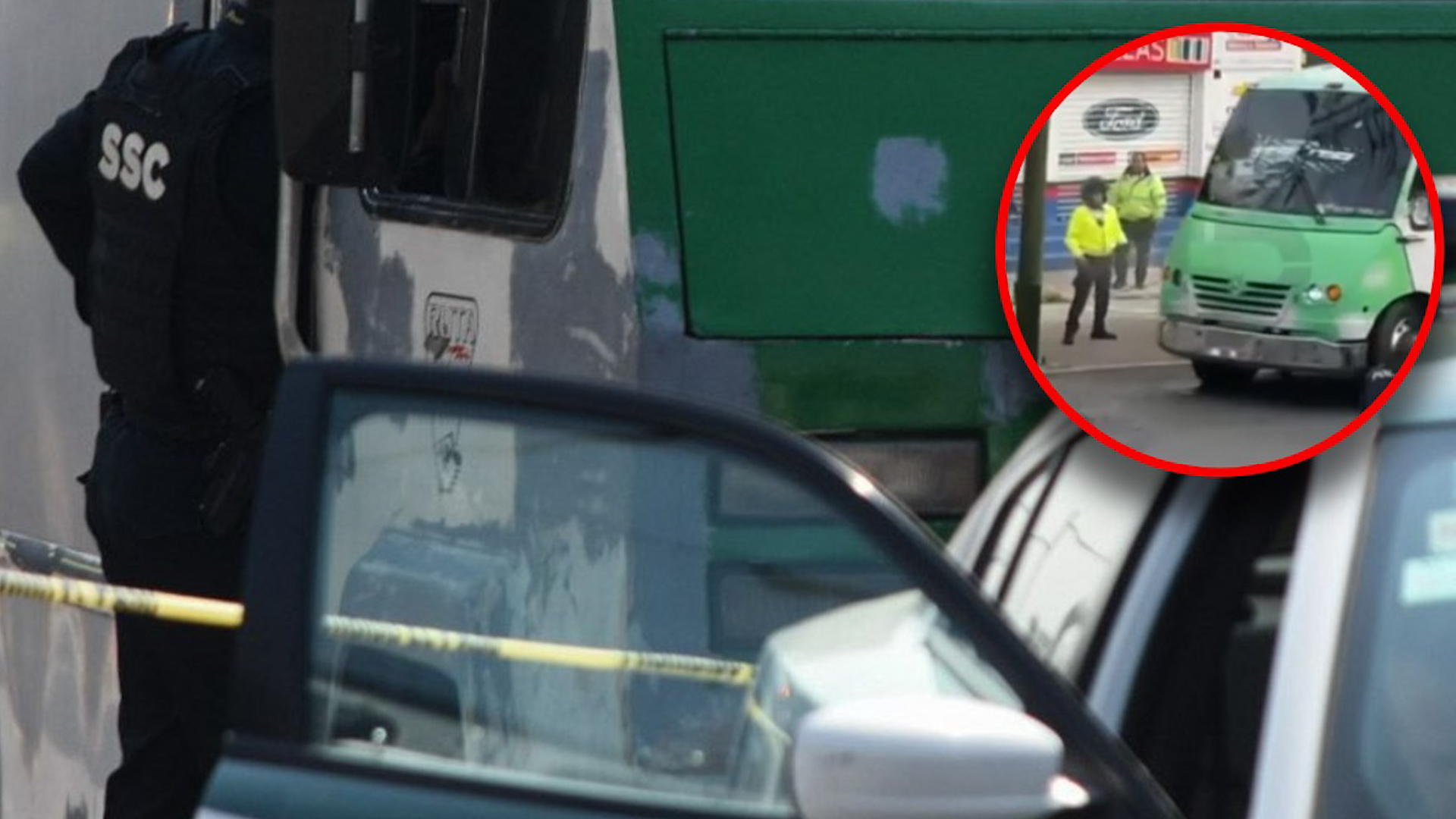 Los hechos ocurrieron en la avenida de los Maestros en Tlalnepantla; policías de tránsito intentaron detener al chofer de un microbús, quien los intentó atacar.