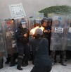 La marcha del 2 de octubre estuvo marcada por diversos disturbios, donde destacaron robos y los actos de violencia a policías