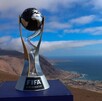 El trofeo del Mundial Sub-20 mismo que se esta disputando en Chile 2025.