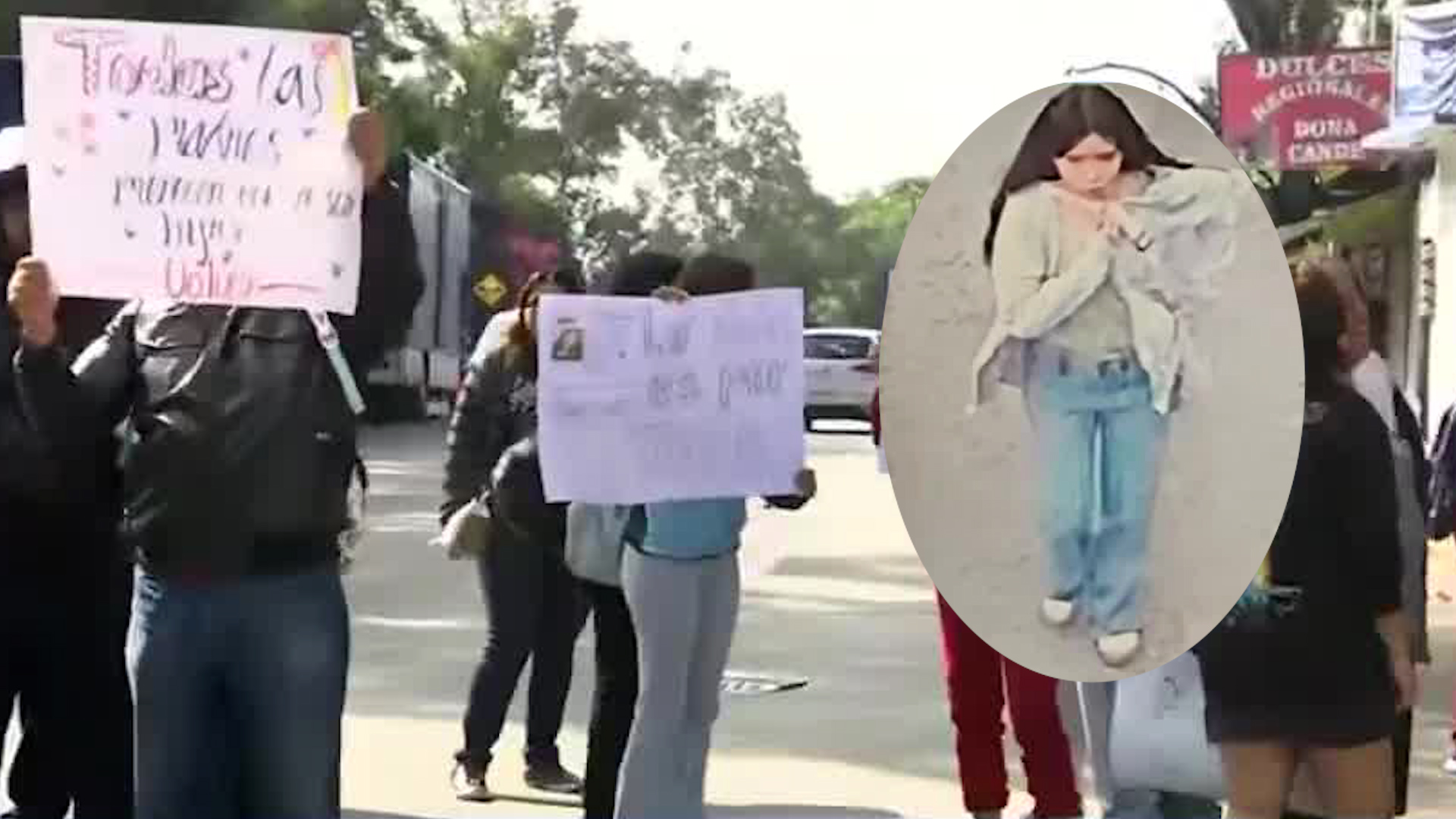Tras cuatro días de su desaparición, amigos y familiares de Kimberly bloquearon por cinco horas el Periférico Norte.