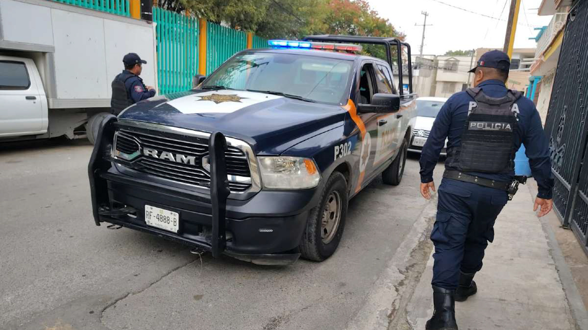 La Policía de Guadalupe se movilizó a las inmediaciones de la Escuela Secundaria Número 68 para investigar las circunstancias alrededor de los hechos.