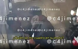 Según los testigos, los tres extorsionadores operan en un tianguis de Iztapalapa.