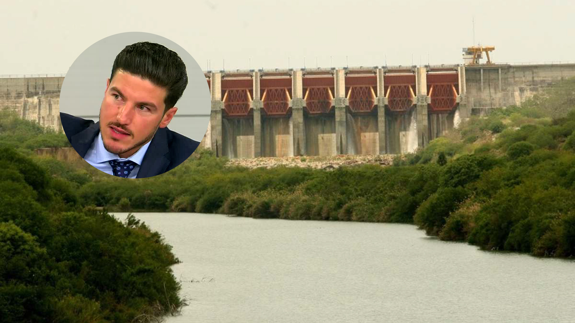Samuel García explicó que las presas Marte R. Gómez, en Tamaulipas, y El Cuchillo, en Nuevo León, no tienen conexión directa para el envío de agua.