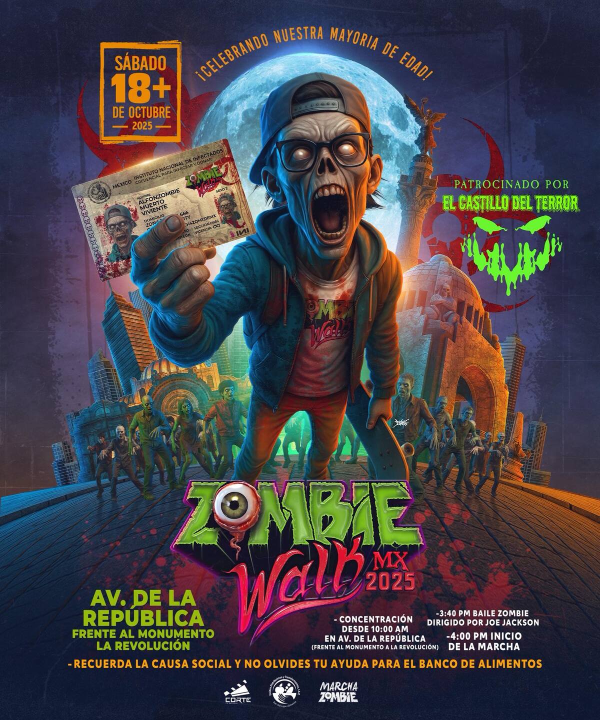 Marcha Zombie CdMx 2025 Marcha Zombie CdMx 2025