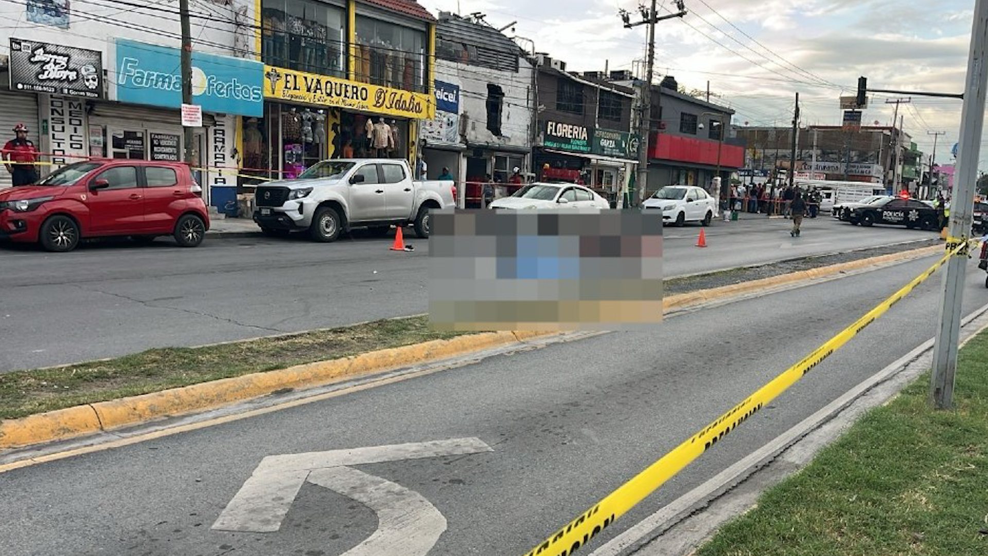 Al lugar llegaron paramédicos, policías y servicios periciales para investigar cómo sucedieron los hechos.