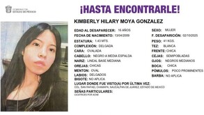 Kimberly Hilary Moya búsqueda en la presa Los Cuartos de Naucalpan, Estado de México.