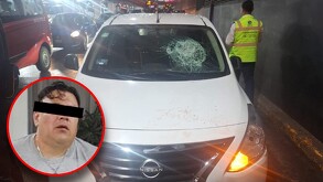 El policía que fue atropellado afuera del AICM no requirió traslado hospitalario.