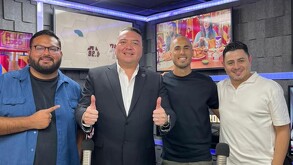 RG La Deportiva tuvo la visita de Guido Pizarro a la cabina en el programa de 'La hora de Willie González'