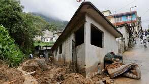 deslave en una vivienda