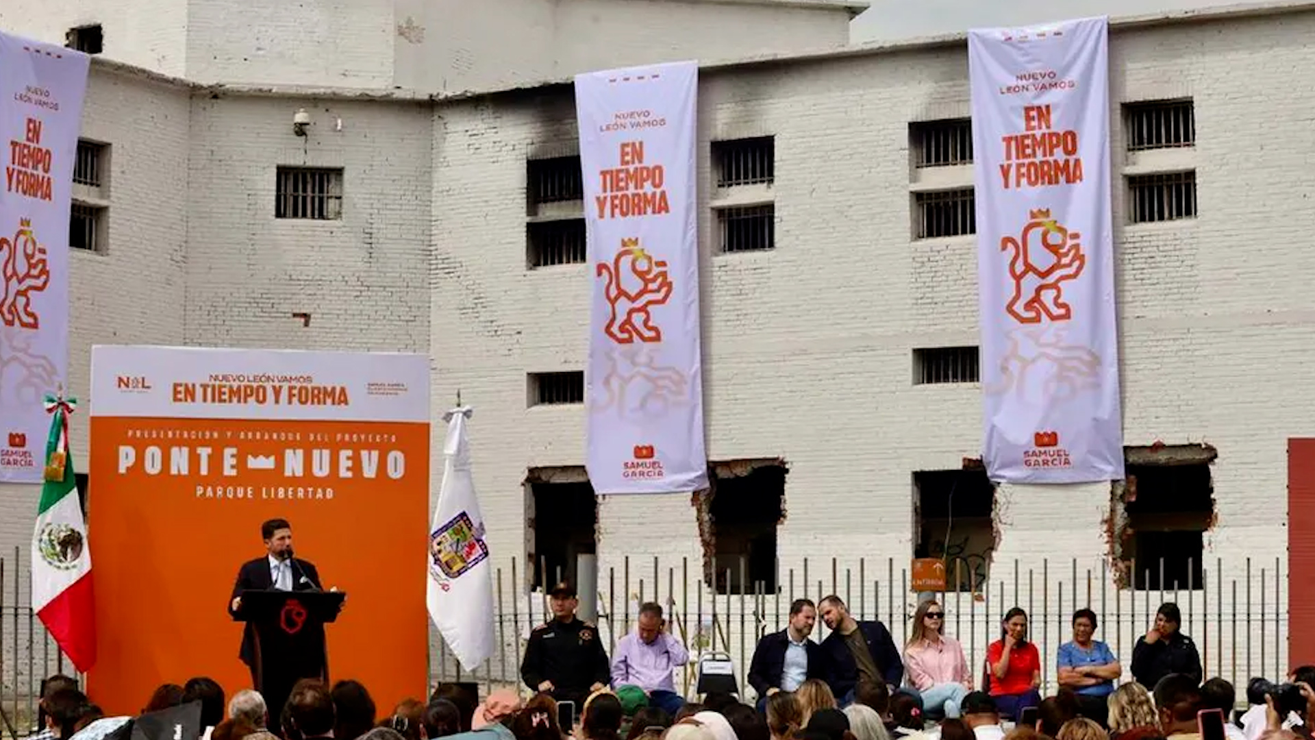 Samuel García dio detalles sobre la remodelación del Parque Libertad.
