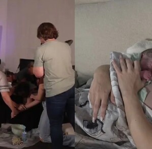 La mujer se volvió viral en redes sociales tras decidir emitir en vivo el nacimiento de su hija.