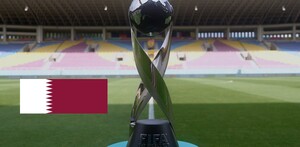El trofeo del Mundial Sub-17 ya se encuentra en Qatar para disputarse en la nueva edición del torneo