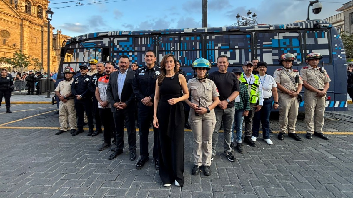 La presidenta municipal Verónica Delgadillo encabeza un recorrido por el Centro de Guadalajara para supervisar el operativo de la Romería 2025.