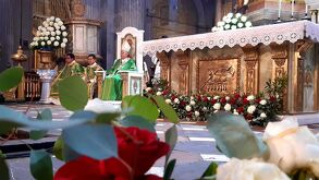 El Arzobispo de Puebla Víctor Sánchez Espinosa elevó oraciones por las víctimas mortales de las inundaciones en la Sierra de Norte.