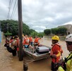 Refugio temporal habilitado en la delegación “La Lija” para las familias afectadas por las lluvias intensas en Puerto Vallarta. Crédito: Gobierno de Jalisco.