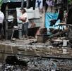 lodo y escombros en una casa inundada en puebla