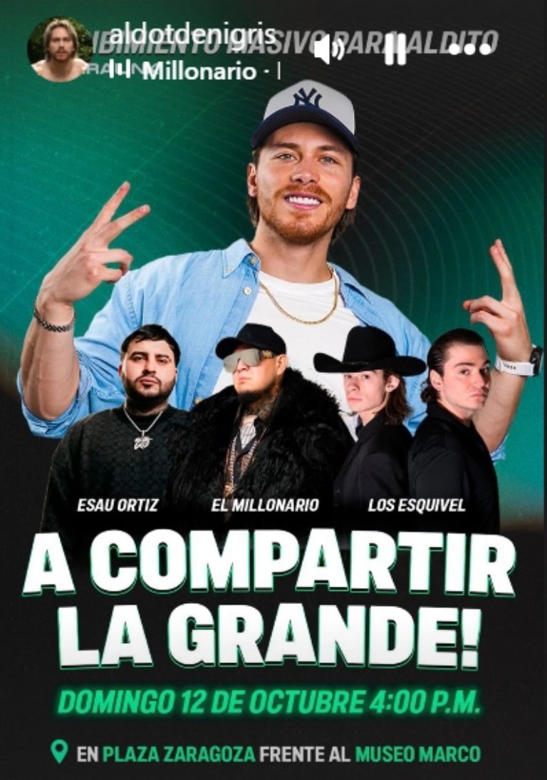Evento masivo Aldo de Nigris