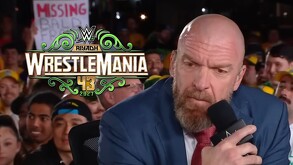 Triple H no pudo llevar de la mejor manera su discurso en el Post Show de Crown Jewel 2025.