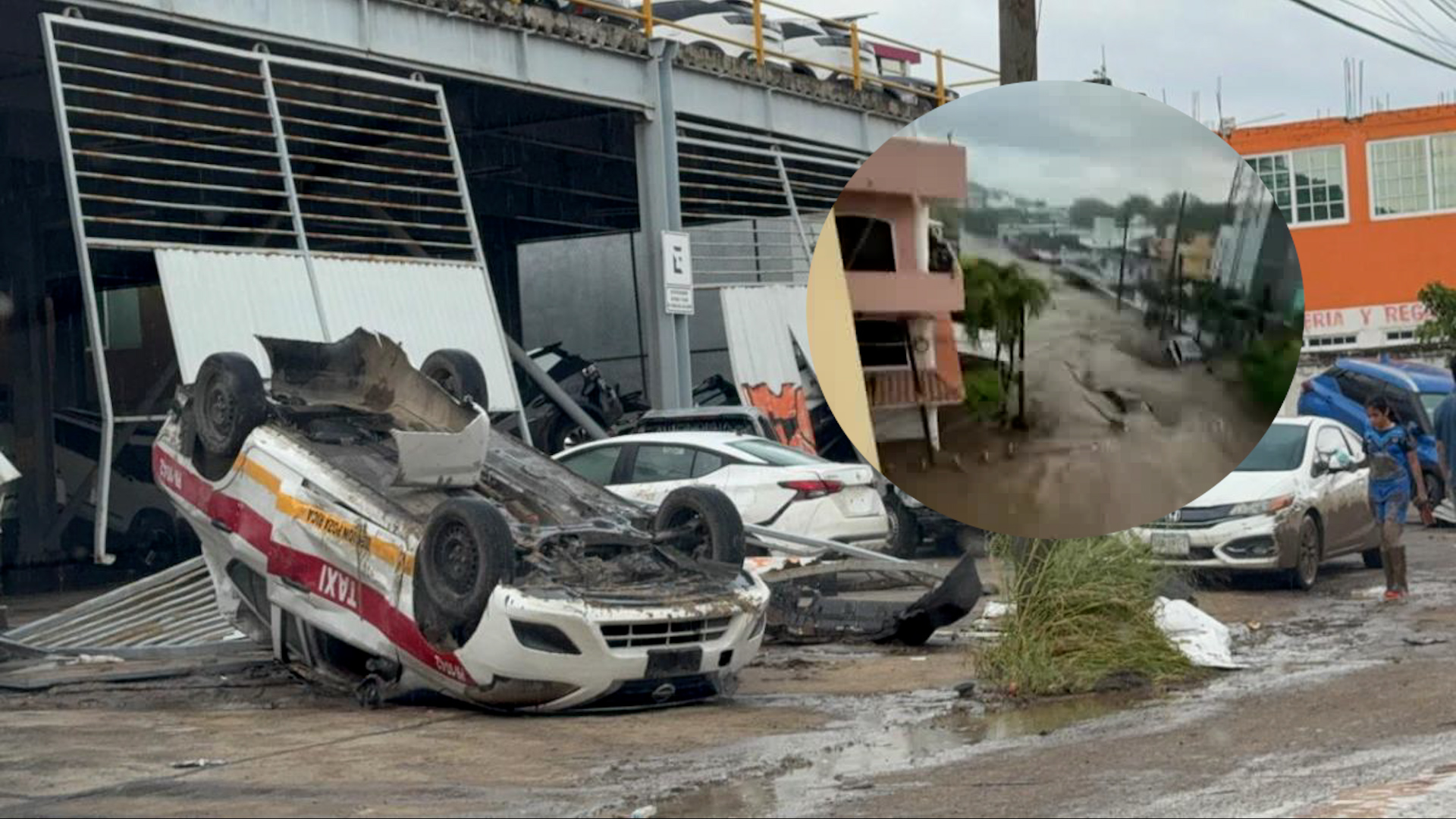 El gobierno de Veracruz puso a su disposición lanchas para entregar víveres a los municipios más afectados.