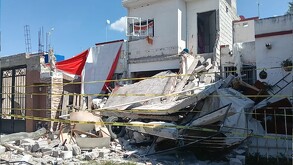 Una fuerte explosión registrada la tarde de este lunes en el fraccionamiento Fuentes de Balvanera, en Apaseo el Grande,, provocó la pérdida total de vivienda.