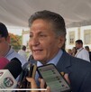 el presidente municipal de zapopan Juan jose Frangie atendiendo a los medios, depues dela misa de binevenida de la virgen de zapopan el presidente municipal de zapopan Juan jose Frangie atendiendo a los medios, depues dela misa de binevenida de la virgen de zapopan