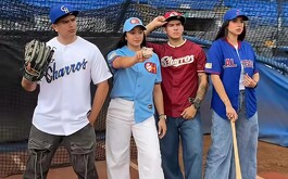 Cuatro modelos muestran equipaciones nuevas de Charros de Jalisco 2025-2026