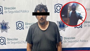 Hombre en calidad de detenido, acusado de presuntamente robar en viviendas de la colonia Magisterio de Torreón