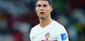 Cristiano Ronaldo en un partido con la Selección de Portugal Cristiano Ronaldo en un partido con la Selección de Portugal