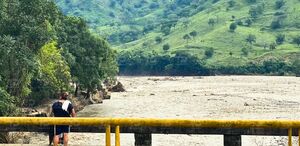 El río San Marcos arrastró a algunas personas que fueron c