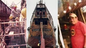Galeón Marigalante de Puerto Vallarta fotos de construcción
