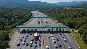 Imagen ilustrativa de un trama carretero y casetas de cobro en Guadalajara hacia Tepic