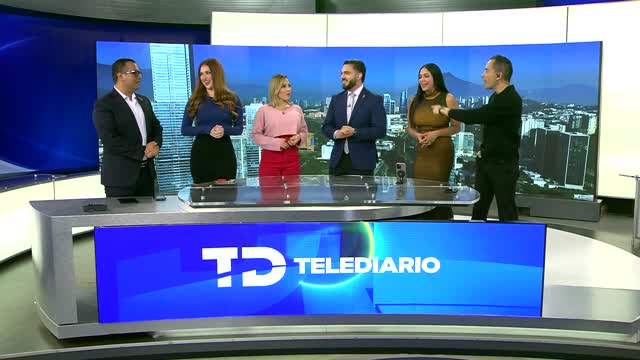 Telediario noticias, programa conducido por Rubén Carreón, Zelenny Ibarra y Sandra Sandoval, martes 14 de octubre de 2025.