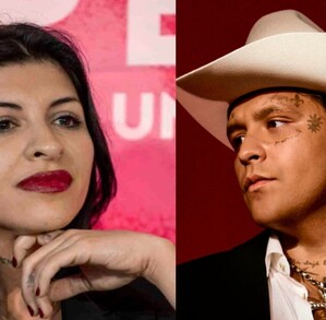 Cazzu y Christian Nodal, quienes tuvieron una hija llamada Inti.