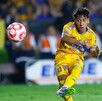 Diego 'Chicha' Sánchez marcando su primer y único gol en Tigres al momento. Diego 'Chicha' Sánchez marcando su primer y único gol en Tigres al momento.