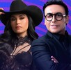 En la imagen aparecen Adal Ramones y Cristal Silva ambos son conductores de La Granja VIP, y luecen un sombreso en color negro. En la imagen aparecen Adal Ramones y Cristal Silva ambos son conductores de La Granja VIP, y luecen un sombreso en color negro.
