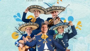 Flyer oficial del Festival Al Calor del Mariachi 2025 que se llevará a cabo en Chapala, Jalisco