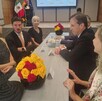 Reunión de Samuel García con Vicente J. Mas Taladriz, cónsul general de España en Monterrey. Reunión de Samuel García con Vicente J. Mas Taladriz, cónsul general de España en Monterrey.