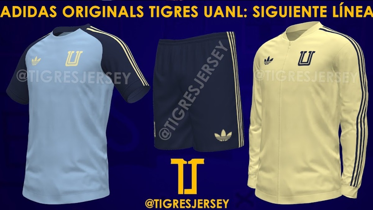 La colección Adidas Originals de Tigres, incluiría otros elementos de diseño retro y con colores poco comunes en el entorno de Tigres. La colección Adidas Originals de Tigres, incluiría otros elementos de diseño retro y con colores poco comunes en el entorno de Tigres.