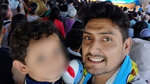 Edmundo Casas, joven que perdió la vida tras una fuerte explosión en un negocio de pinturas de Torreón, Coahuila.